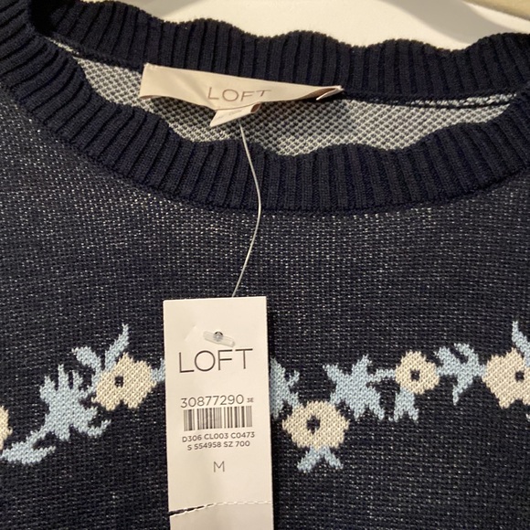 NWT Loft puff sleeve Sweater - Picture 4 of 5